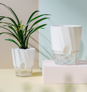 Pot de fleur en plastique transparent auto-arrosant automatique absorbant l'<span class=keywords><strong>eau</strong></span> avec corde de coton pour une utilisation dans le jardin - Product Image 4