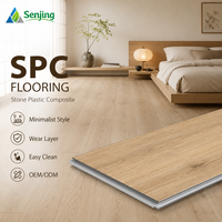 Starre PVC-Planken-Bodenbeläge mit optionaler IXPE-Unterlage, modernes Design, feuerfest, wasserdicht, Klick-Verlegung für Wohnungen