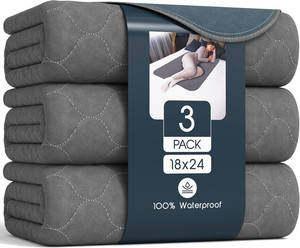 Protège-lits imperméables, respirants, réutilisables et lavables pour l'incontinence, pour personnes âgées, usage domestique et hospitalier - Product Image 1