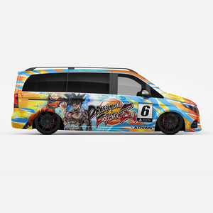 Vente en gros <span class=keywords><strong>Dragon</strong></span> <span class=keywords><strong>Ball</strong></span> Z DBZ Itasha Anime 13, habillage de voiture, film vinyle moulé, taille universelle, habillage de voiture, autocollant de voiture, design de film de voiture - Product Image 2