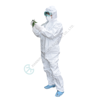 Combinaison de protection jetable imperméable et antistatique pour l'industrie pétrolière et chimique