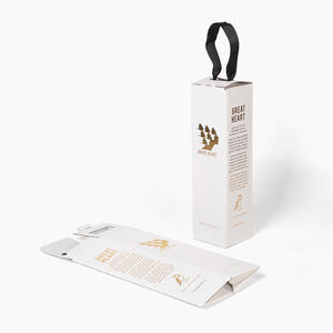 小さな白い折りたたみカートンボックス薬化粧品包装用カスタム包装ボックス - Product Image 1