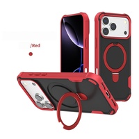 Coque de protection antichute de qualité militaire avec support magnétique pour iPhone 18 Pro, compatible avec les coques de téléphone iPhone 17, 16, 15, 14