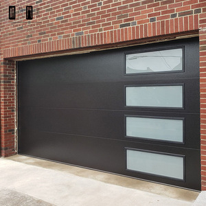 Stile moderno di alta qualità in lega di alluminio addensato profilo villa porta del garage <span class=keywords><strong>a</strong></span> induzione automatica elettrico flip porta del garage - Product Image 4