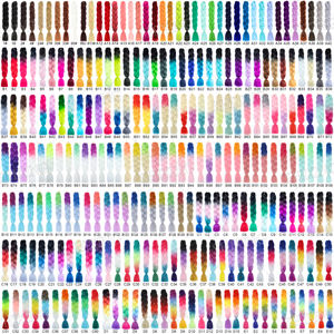 Muestra Disponible de Extensiones de Cabello al Por Mayor para <span class=keywords><strong>Trenzas</strong></span> <span class=keywords><strong>Africanas</strong></span> Ombré Expression Jumbo Hair Braid Cabello Sintético para Trenzar - Product Image 5