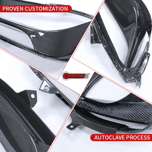 ราคาโรงงาน อะไหล่รถยนต์คาร์บอนไฟเบอร์แห้งแบบ OEM ช่องระบายอากาศบังโคลนหลังสำหรับ Ferrari SF90 - Product Image 3