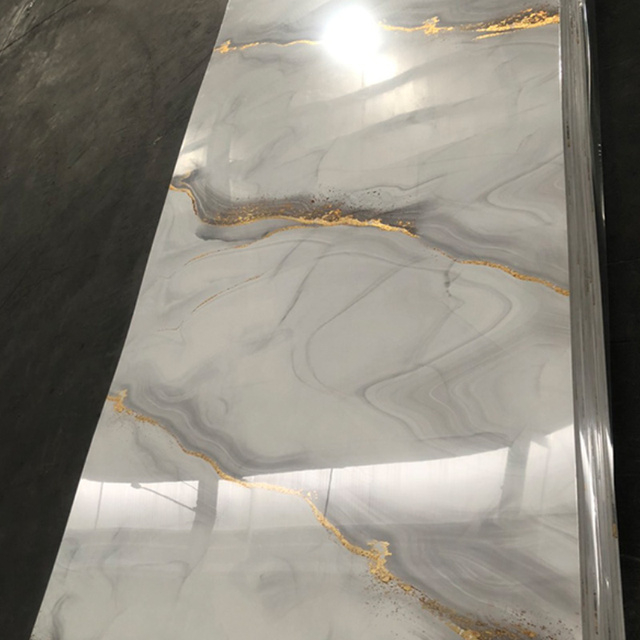 High Quality 4x8 2mm 3mm 4mm PVC Marble Panel UV PVC Marble Sheet