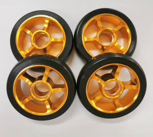 Ruedas de fundición de PU con núcleo de Metal de aleación de aluminio de 90mm con rodamientos de 608zz, cubo fuerte 85A 86A 88A <span class=keywords><strong>para</strong></span> <span class=keywords><strong>scooter</strong></span> de acrobacias extremas - Product Image 3