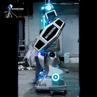 Sculptures décoratives impressionnantes sur le thème de l'anime du robot illuminé par LED futuriste