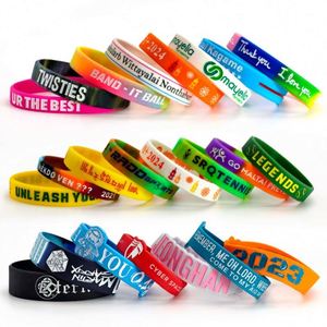 Pulsera de Goma Personalizada para Niños, Pulsera de Silicona Personalizada con Logotipo Impreso en Relieve - Product Image 2