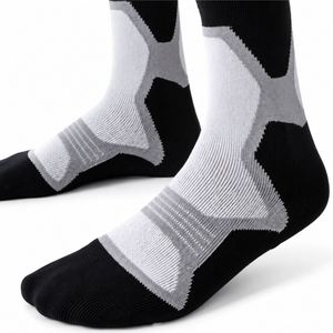Wholesale Custom Breathable Wear Crew High Quality Spandex Polyester Regular Fit Gym <b>Running</b> Athletic Ankle <b>Socks</b> - Product Image 4
