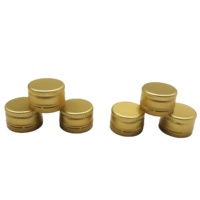 18mm 20mm 22mm 24mm ROPP Twist Off Caps en aluminium Pilfer-Proof Feature for Mini Glass Cosmetic Packaging