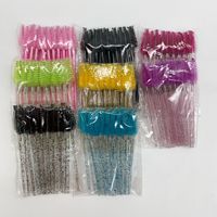 BY 50PCS Brosse à cils jetable Brosse à cils Baguettes de mascara pour applicateur d'extension de cils