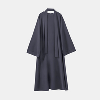 Offre Spéciale Dubaï – Abaya Modeste Unie en Tissu Nida, Vêtement Islamique Pas Cher, Abaya Noire pour Filles et Femmes, Robes Musulmanes