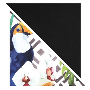 Cuscino Decorativo in Cotone Excelsa 45x45 Cm, Stampa Floreale Tropicale, Stile Bohémien, Lavabile - Product Image 5