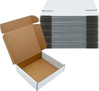 FAVORCRAFTS Boîte d'expédition personnalisée haut de gamme, écologique, portable, réutilisable, pliable, en carton ondulé épais pour vêtements professionnels