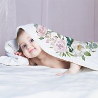 Couverture en flanelle tricotée personnalisée pour bébé, 0-12 mois, pour photographie de nouveau-né et jalons de développement