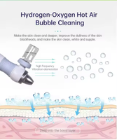 Appareil de rajeunissement cutané 8 en 1 Hydro Dermabrasion, machine faciale H2O2, petit appareil à bulles d'eau Hydra Aqua Peel