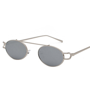 Maidis Round Metal Sunglasses UV400 Unisex Fashionable Small Frame Sun Glasses - Product Image 4