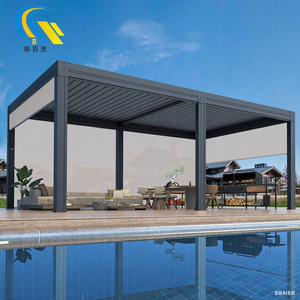 <span class=keywords><strong>Pergola</strong></span> rétractable en aluminium <span class=keywords><strong>bioclimatique</strong></span> électrique sur mesure <span class=keywords><strong>3x6</strong></span> pour balcon et décorations de jardin, écologique et imperméable - Product Image 1