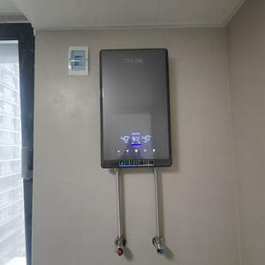 Nuevo Calentador de Agua Eléctrico Instantáneo <span class=keywords><strong>Telde</strong></span> de 12.5KW con Pantalla LED, Elemento Calefactor de Aleación de Titanio y Aluminio, Montaje en Pared, para Hotel - Product Image 1