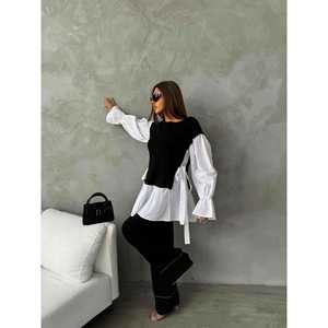 Conjuntos de Traje para Mujer - Camisa Detallada de Punto Colección 1503 - Product Image 3