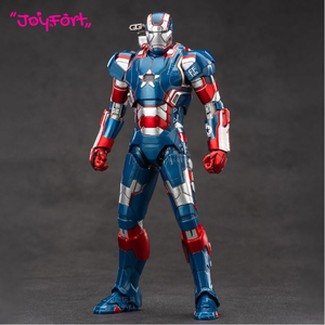 Zd Toys Iron Man Original Genuino <span class=keywords><strong>Marvel</strong></span> Edición 10.º Aniversario - War Machine Patriot 1.0 Figuras <span class=keywords><strong>de</strong></span> Acción 1/10 18cm 7in - Product Image 3