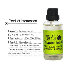 Aceite de Menta Baicao de Origen Sostenible, <span class=keywords><strong>100</strong></span>% <span class=keywords><strong>Puro</strong></span>, Aroma Suave, Destilado al Vapor, para Masajes Corporales, Hogar, Sala de Estar, Difusor - Product Image 3