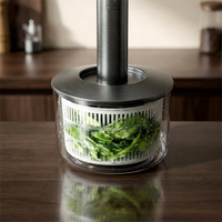 Nouveau Robot Culinaire 5-en-1 Kitchoice : Moulin à Poivre, Essoreuse à Salade, Éplucheur de Raisins, Hachoir à Viande, Pompe à Vide Électrique 5 Vitesses Haute Performance