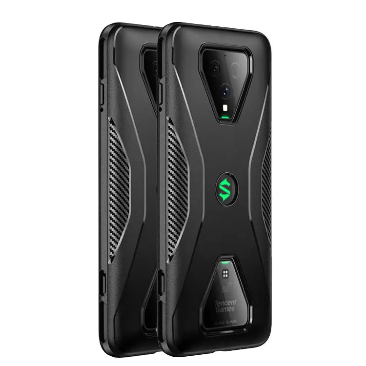Popular 2020 Carbon fiber tpu Frost Matte phone case For Xiaomi Black Shark 3 Pro Soft Sleeve