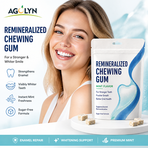 Goma de Mascar Remineralizante sin Azúcar en Forma de Cubo con Xilitol y Nano-hidroxiapatita - Product Image 1
