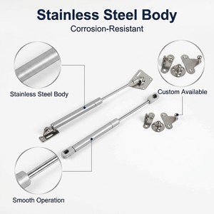 Nitrogen Gas Strut 200N-800N for Flip Up Furniture Cabinet <b>Door</b> Bed Frame-Factory Supply - Product Image 3
