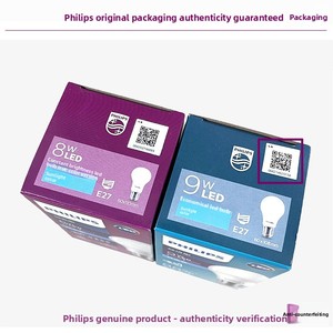 Bombilla <span class=keywords><strong>LED</strong></span> <span class=keywords><strong>PHILIPS</strong></span> E27 de bajo consumo, súper brillante, 3000K-6500K, 500 lúmenes, iluminación para sala de estar, 9W-23W - Product Image 3