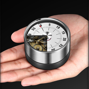 Temporizador de cocina mecánico negro en stock Temporizador de jardín <span class=keywords><strong>visual</strong></span> negro lavado con características sostenibles - Product Image 4