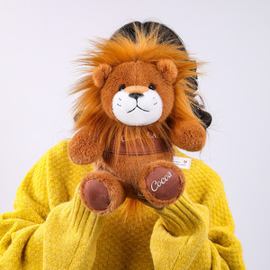 Peluche de León con Logotipo Personalizado, Color Maillard, Juguete de Peluche, Muñeco de Peluche, Muñecos Relajantes para Bebés, Cojín Suave, Colgante, Regalos para Niños - Product Image 4