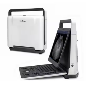 Sonosbape E1V pemindai hewan portabel, mesin <span class=keywords><strong>Ultrasound</strong></span> B/W untuk pemeriksaan Diagnosis hewan - Product Image 5