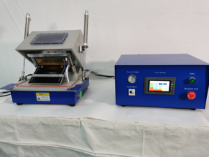 Máquina selladora al vacío para celdas de laboratorio, selladora para pre-sellado de cajas de baterías de litio en caja de guantes - Product Image 4