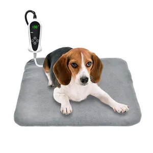 Coussin chauffant électrique amélioré pour animaux de compagnie, coussin chauffant pour chien et chat, intérieur étanche, mise hors tension automatique