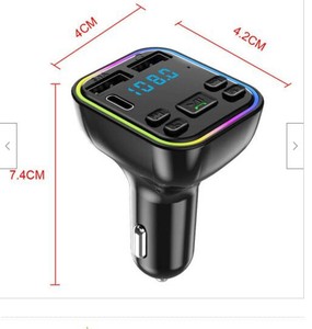 Reproductor de MP3 para coche X8 BT5.0, cargador rápido USB Dual, transmisor FM, receptor de llamadas manos libres, Audio Estéreo Portátil Compatible con TFCard - Product Image 6