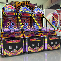 Machine de jeu d'arcade à monnayeur Final Strike pour 3 joueurs, avec lancer de balles connecté et rédemption de tickets, pour centre de jeux et FEC