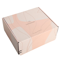 Emballage rigide en carton ondulé sur mesure recyclable, boîte d'emballage d'expédition personnalisée pour robe de mariage