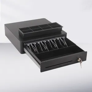 Full Metal Manual Automatic Cash Box For POS System RJ11 12V CASH DRAWER