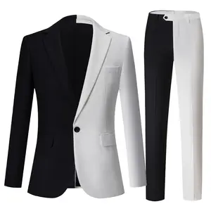 Latest Design Coat Pant Men Suit Joint Costume Hommes Fashion Trajes Para Hombre Formal Men Suit