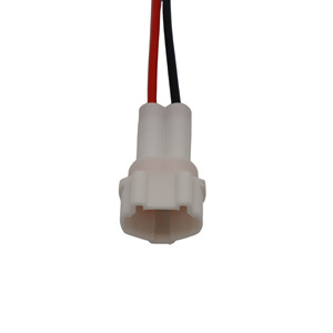 Conector Automotriz de 2 Posiciones, Plástico Blanco 6187-2311 para Cableado de Automóviles - Product Image 1