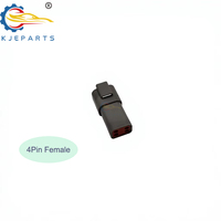 Boîtier de connecteur femelle automobile DT04-4P, 4 broches, coque en plastique étanche pour faisceau de câbles de véhicule