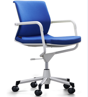 GS-1760A chaise de bureau ergonomique moderne salon en tissu doux PP pour poste de travail à domicile chaise pivotante en fer réglable pour appartement