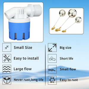 Valvola galleggiante a sfera galleggiante in plastica per <span class=keywords><strong>serbatoio</strong></span> dell'acqua ad alto flusso automatico di controllo del livello dell'acqua - Product Image 4