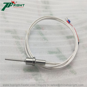 Aangepaste Probe 4.8*70mm <span class=keywords><strong>RTD</strong></span> 2-draads <span class=keywords><strong>Pt100</strong></span> Temperatuursensor met schroefdraad - Product Image 5