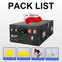 PL Stock livraison gratuite 314AH 48V 16S empilable bricolage boîte de batterie vide Lifepo4 boîte de batterie pour le stockage d'énergie à domicile