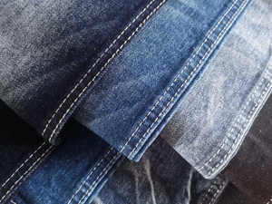 2046 <span class=keywords><strong>c</strong></span>ăng bông dệt Twill 98% bông 2% spandex denim vải - Product Image 5